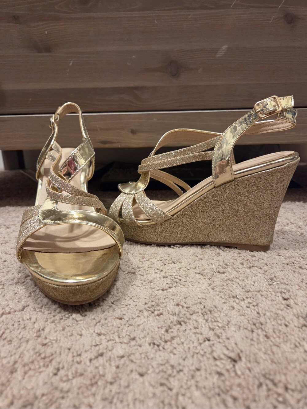 Gold Dress Shoes